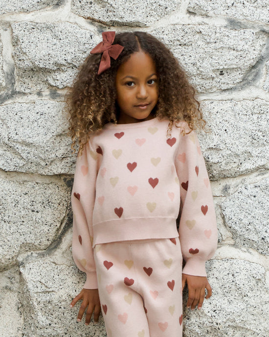 Rylee + Cru Jacquard Knit Set - Hearts