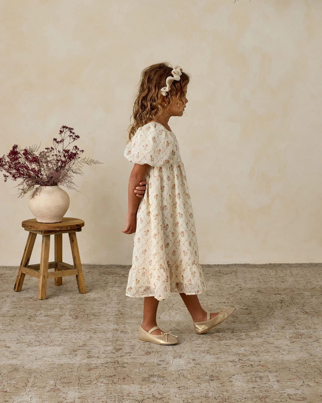 Noralee Gathered Headband - Ecru