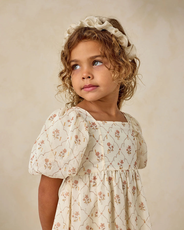 Noralee Gathered Headband - Ecru