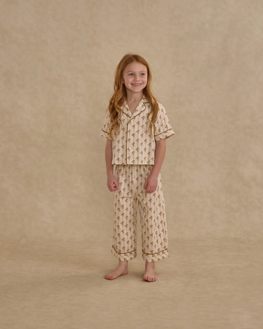 Rylee + Cru Woven Pajama Set - Golden Bloom