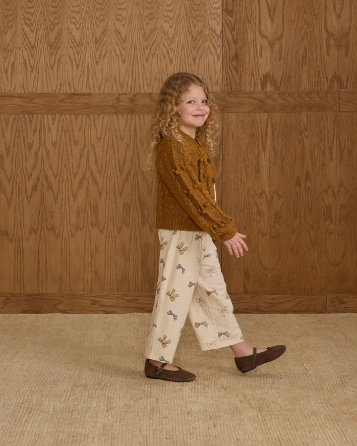 Rylee + Cru Bobble Cardigan - Golden