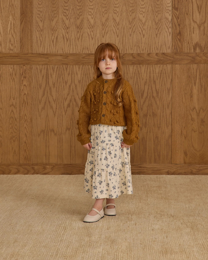 Rylee + Cru Bobble Cardigan - Golden