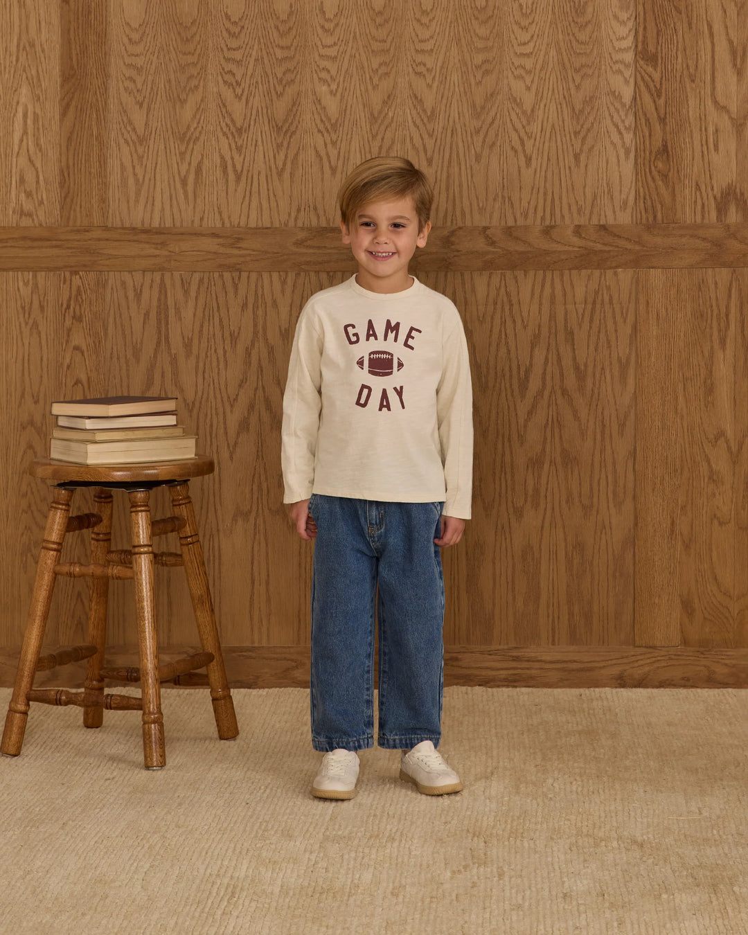 Rylee + Cru Baggy Pant - Indigo Denim