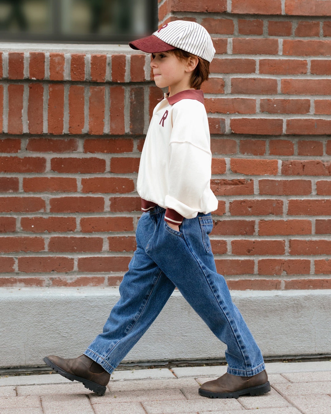 Rylee + Cru Baggy Pant - Indigo Denim