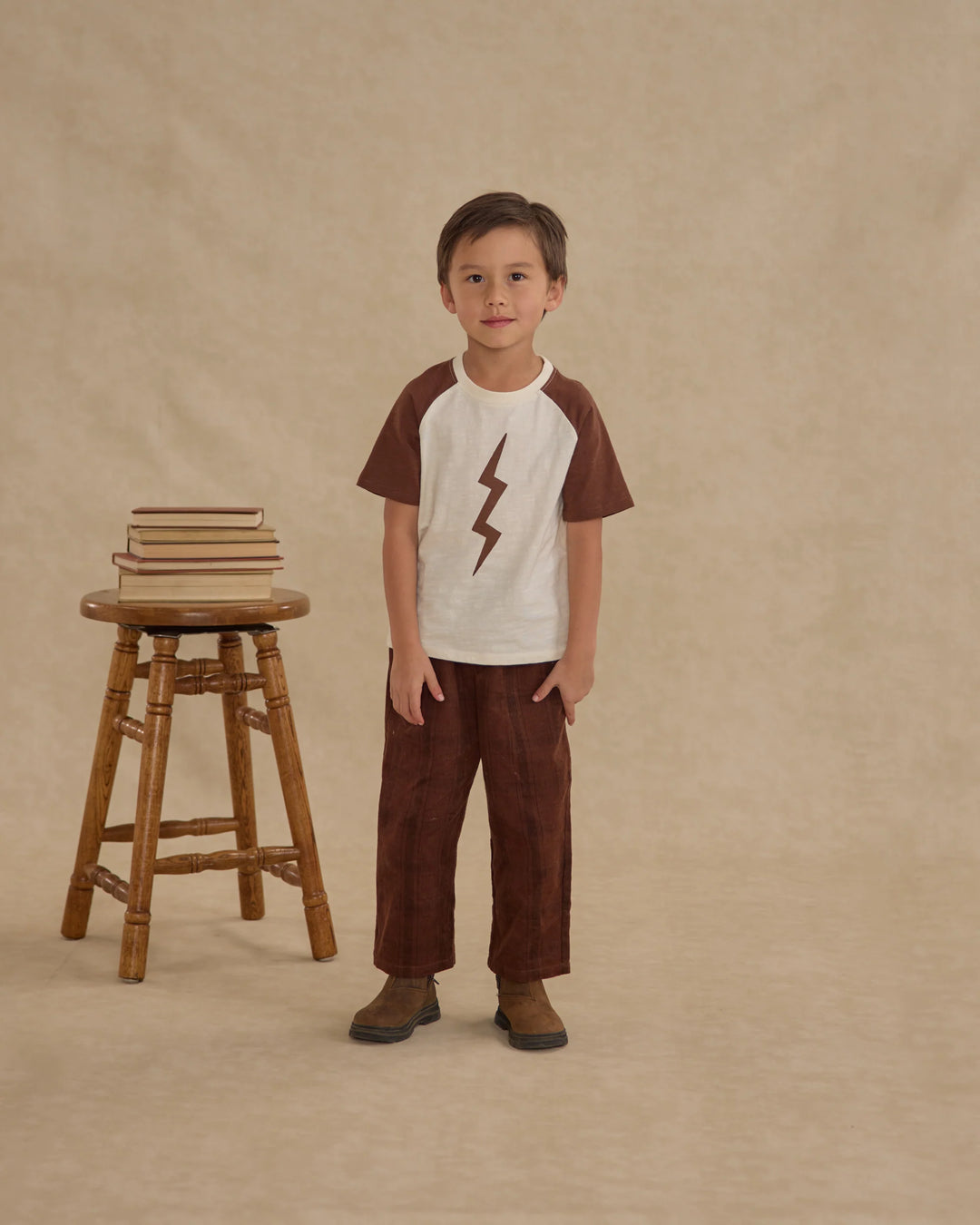 Rylee + Cru Raglan Short Sleeve Tee - Bolt