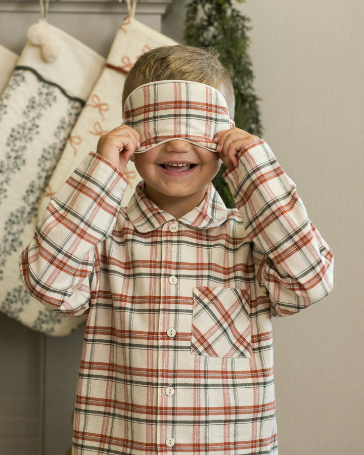 Rylee + Cru Sleep Mask - Holiday Flannel