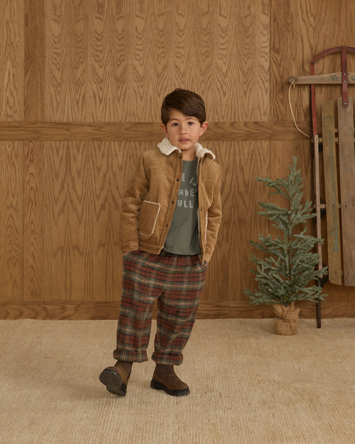 Rylee + Cru Corduroy Jacket - Toffee