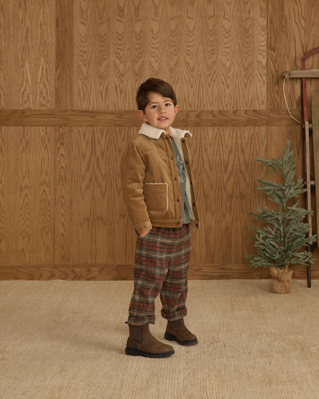 Rylee + Cru Corduroy Jacket - Toffee