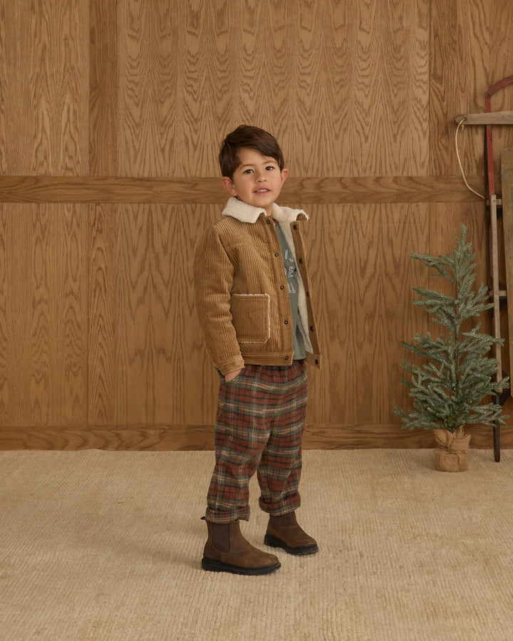 Rylee + Cru Corduroy Jacket - Toffee