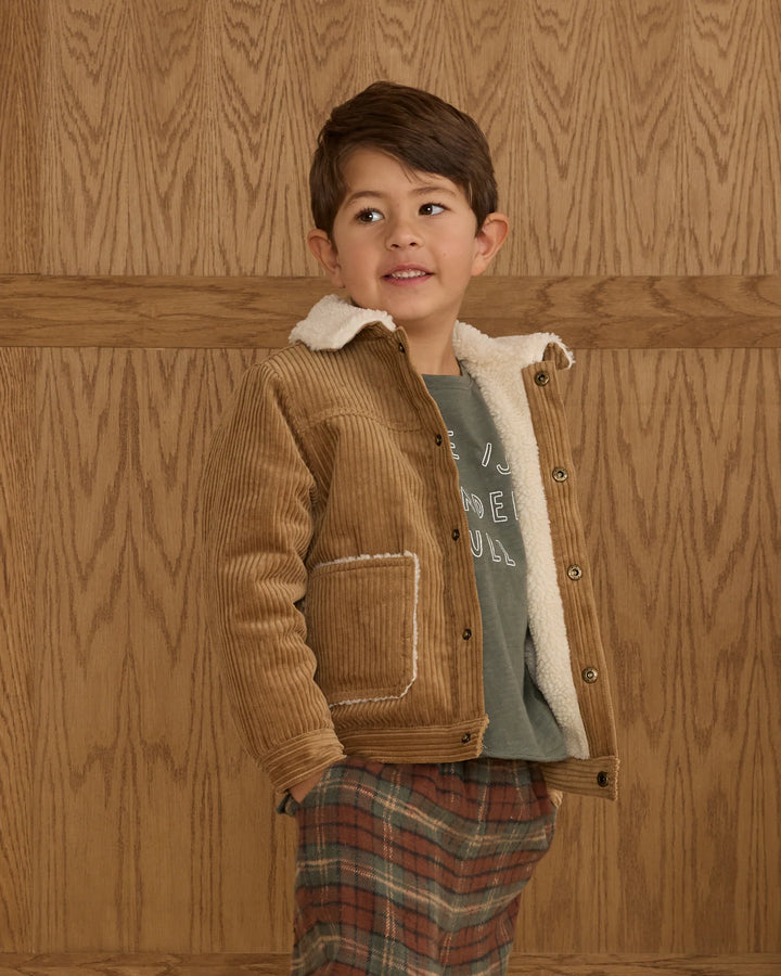 Rylee + Cru Corduroy Jacket - Toffee