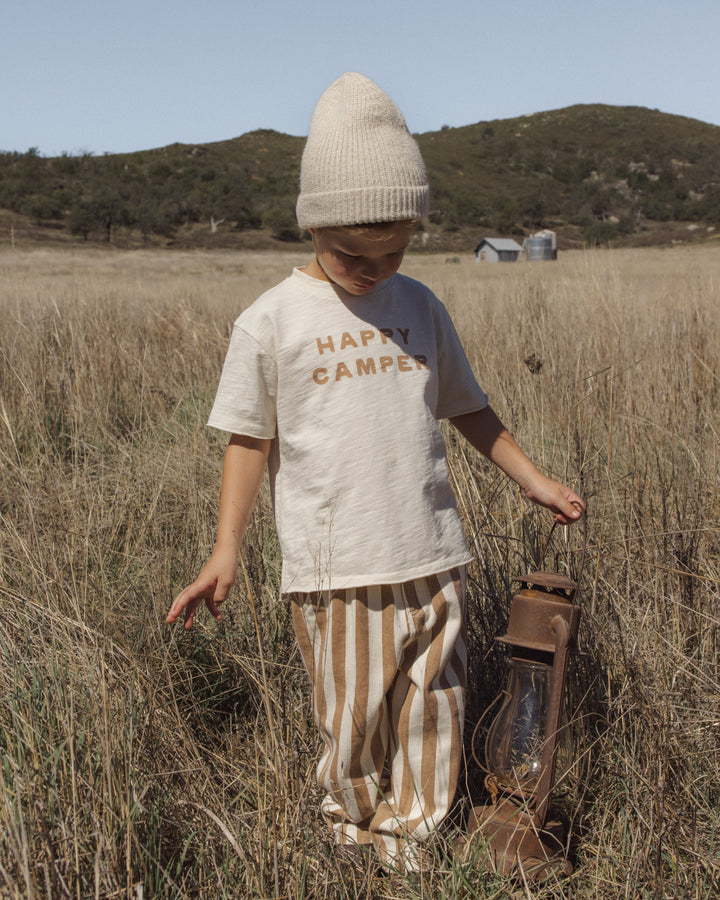 Rylee + Cru Raw Edge Tee - Happy Camper