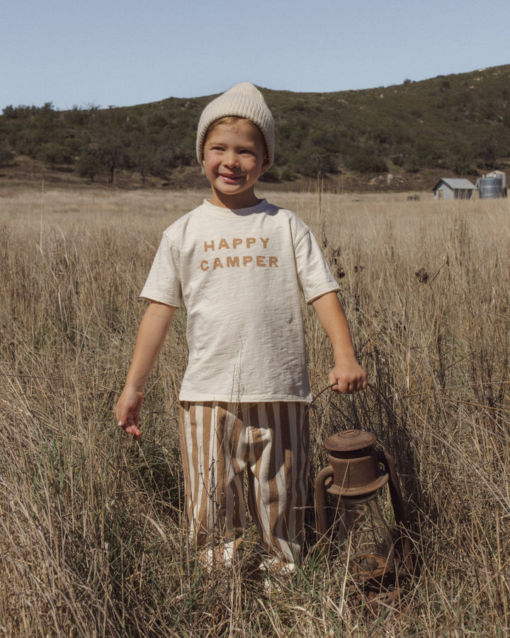 Rylee + Cru Raw Edge Tee - Happy Camper