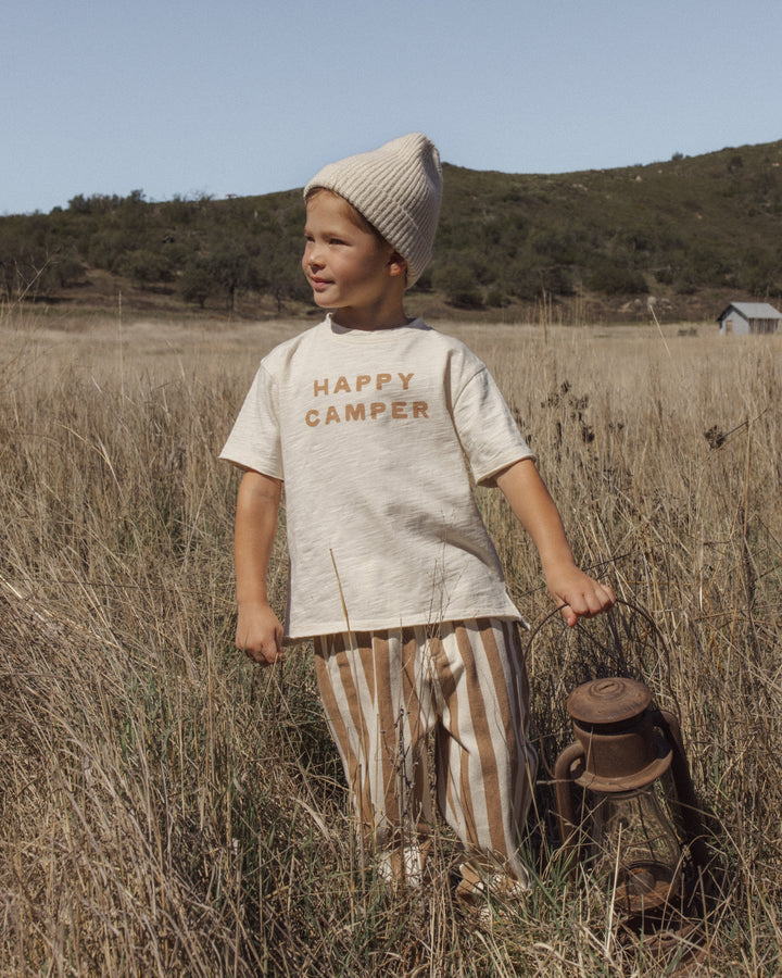 Rylee + Cru Raw Edge Tee - Happy Camper