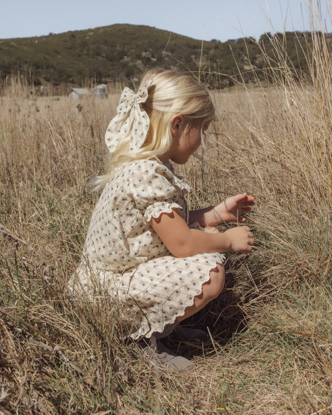 Rylee + Cru Smocked V Mini Skirt - Vintage Fleur