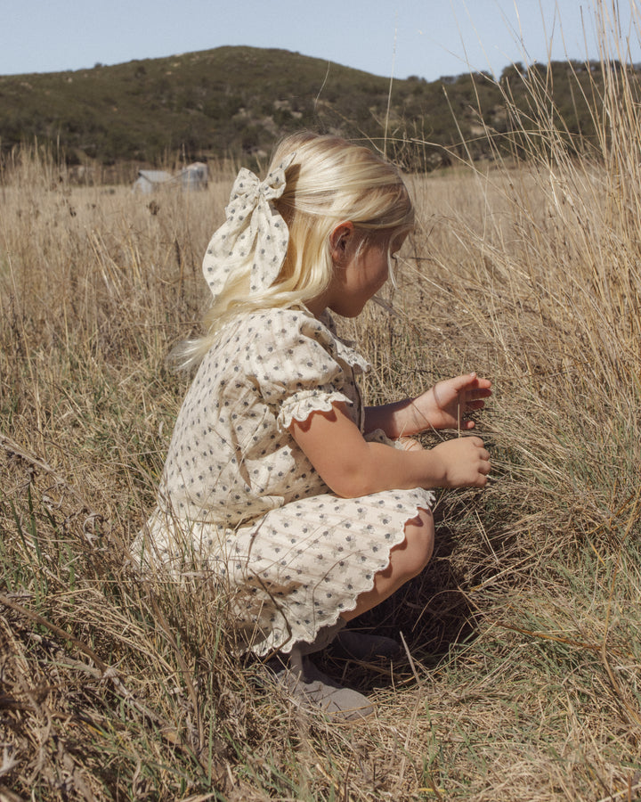 Rylee + Cru Smocked V Mini Skirt - Vintage Fleur