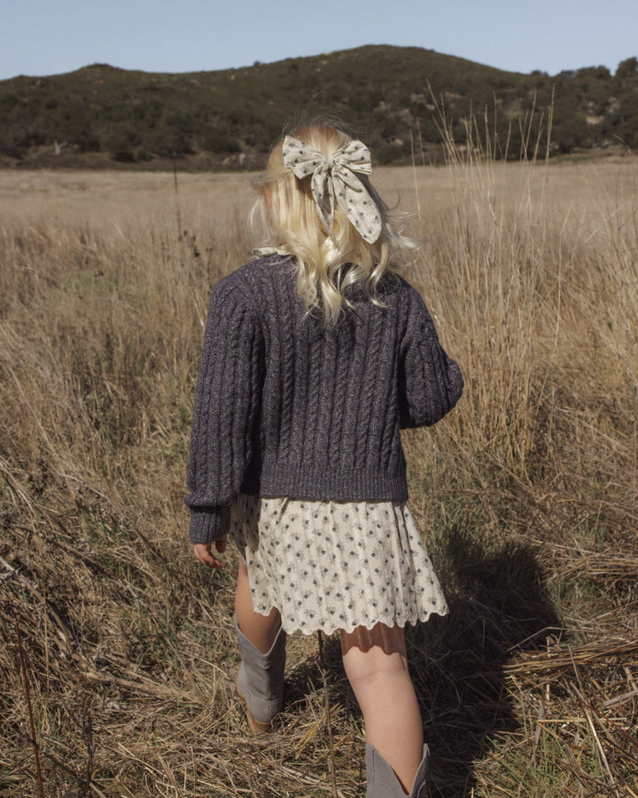 Rylee + Cru Smocked V Mini Skirt - Vintage Fleur