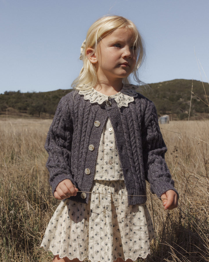 Rylee + Cru Smocked V Mini Skirt - Vintage Fleur