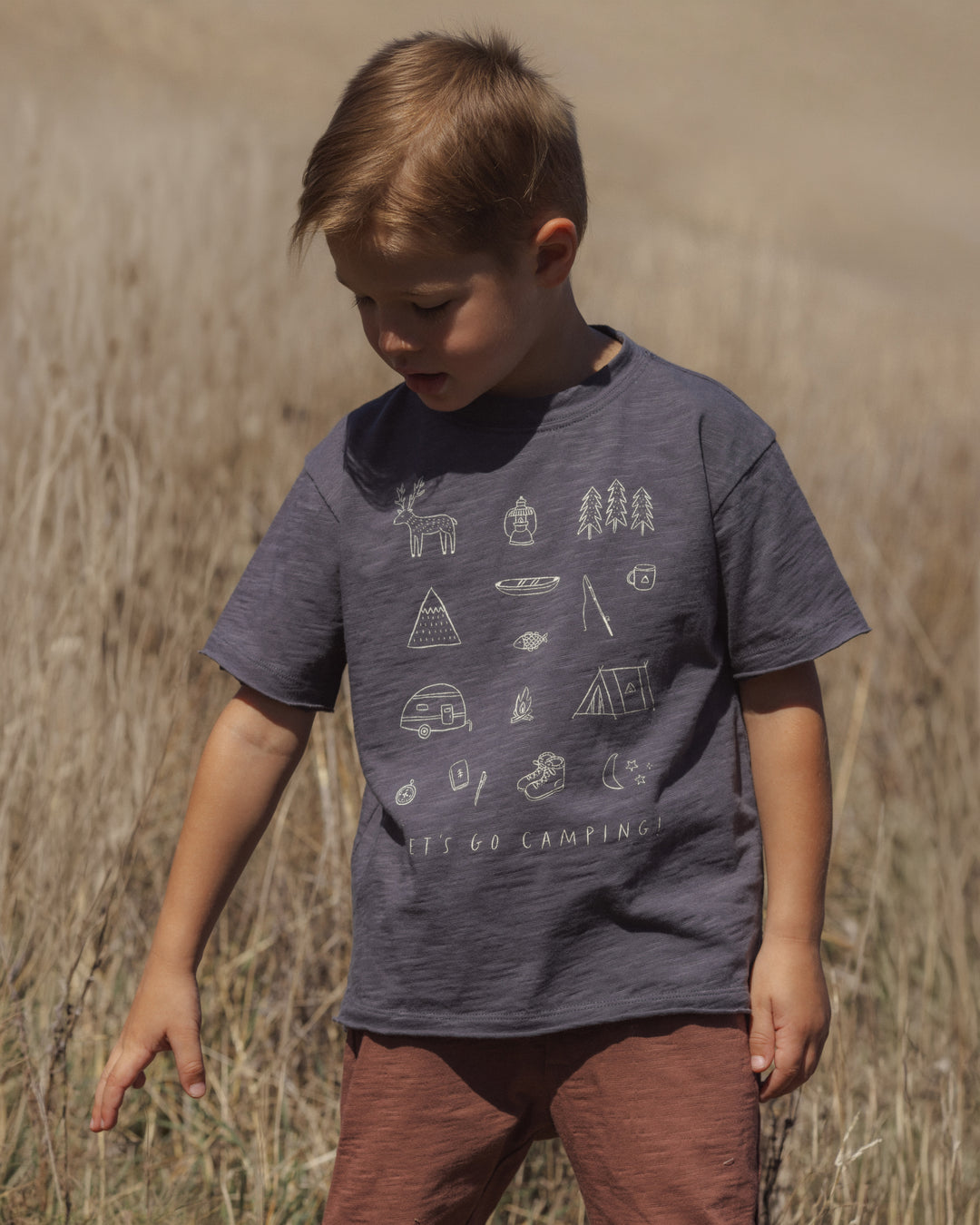 Rylee + Cru Raw Edge Tee - Let's Go Camping