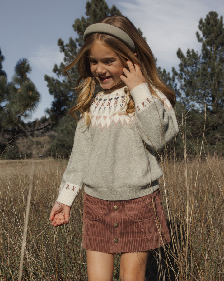 Rylee + Cru Denver Mini Skirt - Mulberry