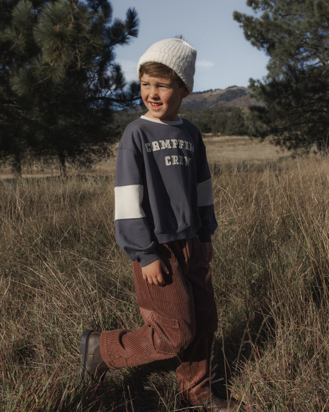 Rylee + Cru Relaxed Cargo Pant - Mulberry