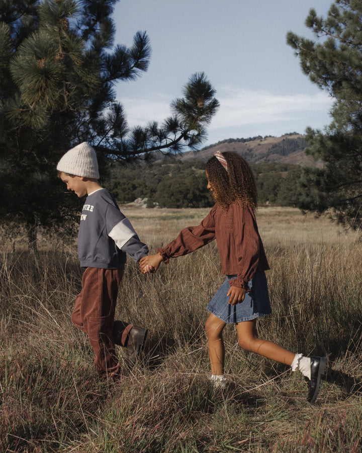 Rylee + Cru Cecile Blouse - Mulberry