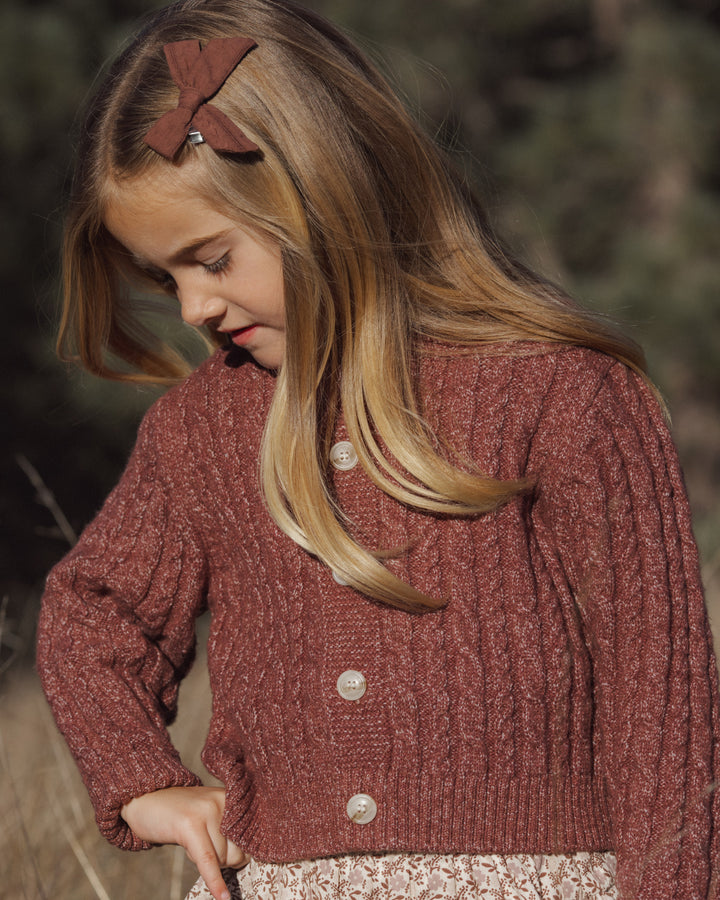 Rylee + Cru Cheyenne Cardigan - Mulberry