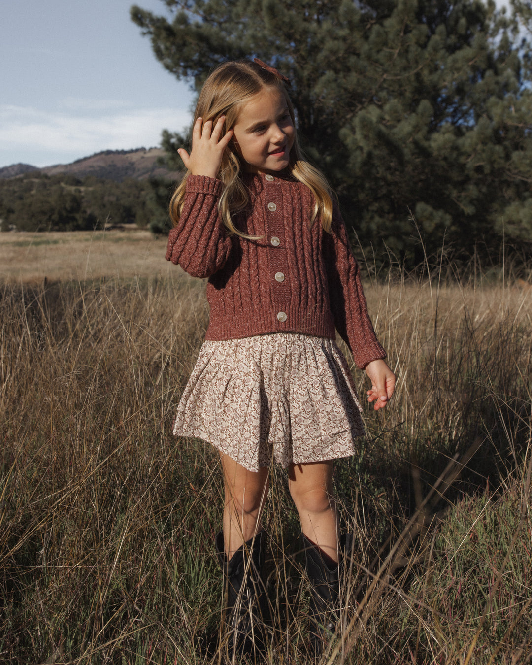 Rylee + Cru Cheyenne Cardigan - Mulberry
