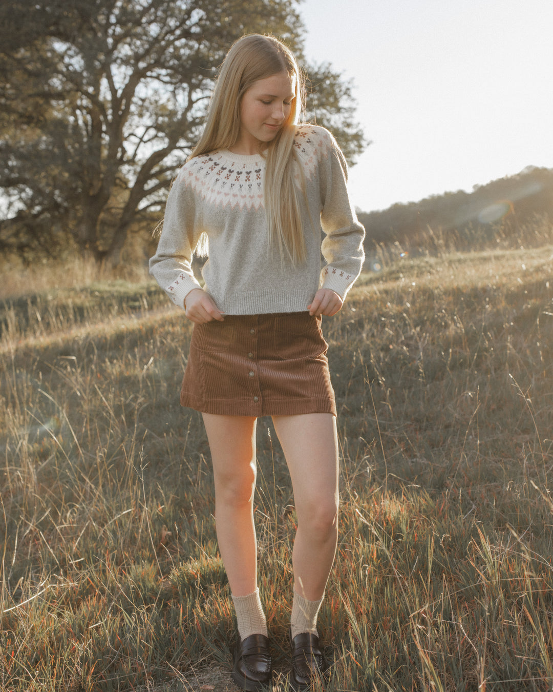 Rylee + Cru Teen Denver Mini Skirt - Mulberry