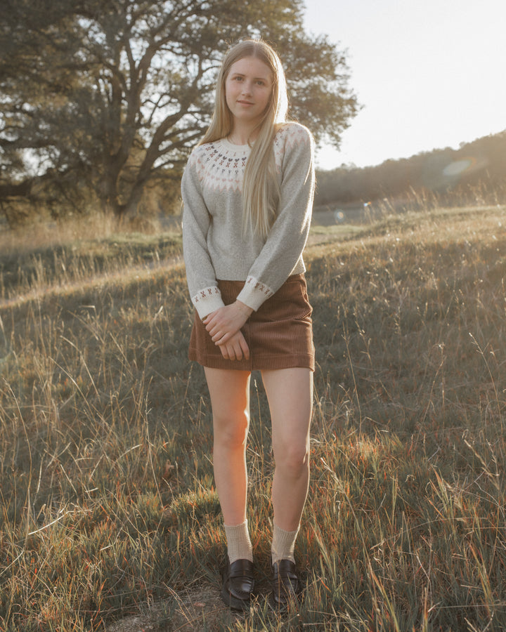 Rylee + Cru Teen Denver Mini Skirt - Mulberry