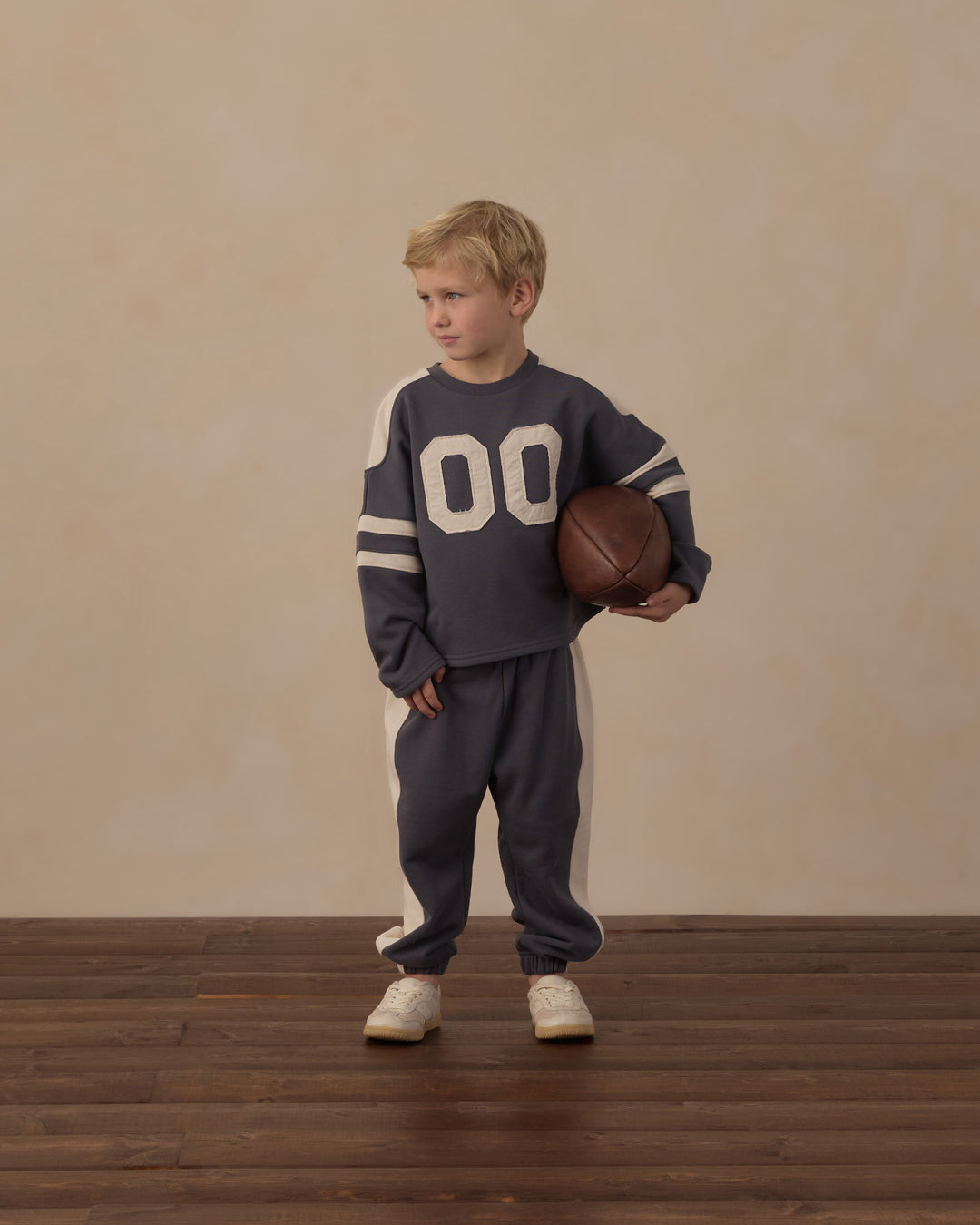Rylee + Cru Paneled Sweatpant - Midnight