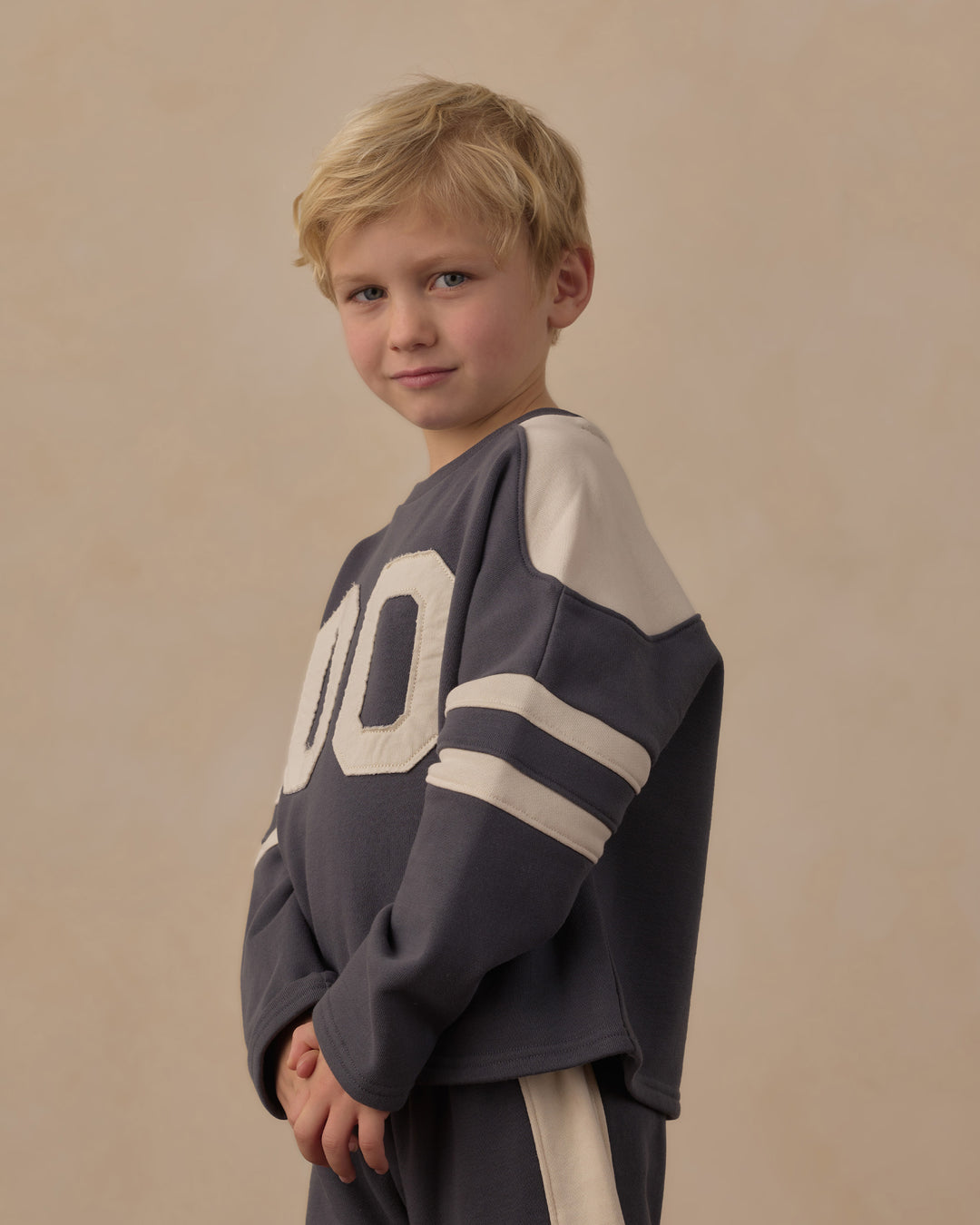 Rylee + Cru Paneled Sweatpant - Midnight