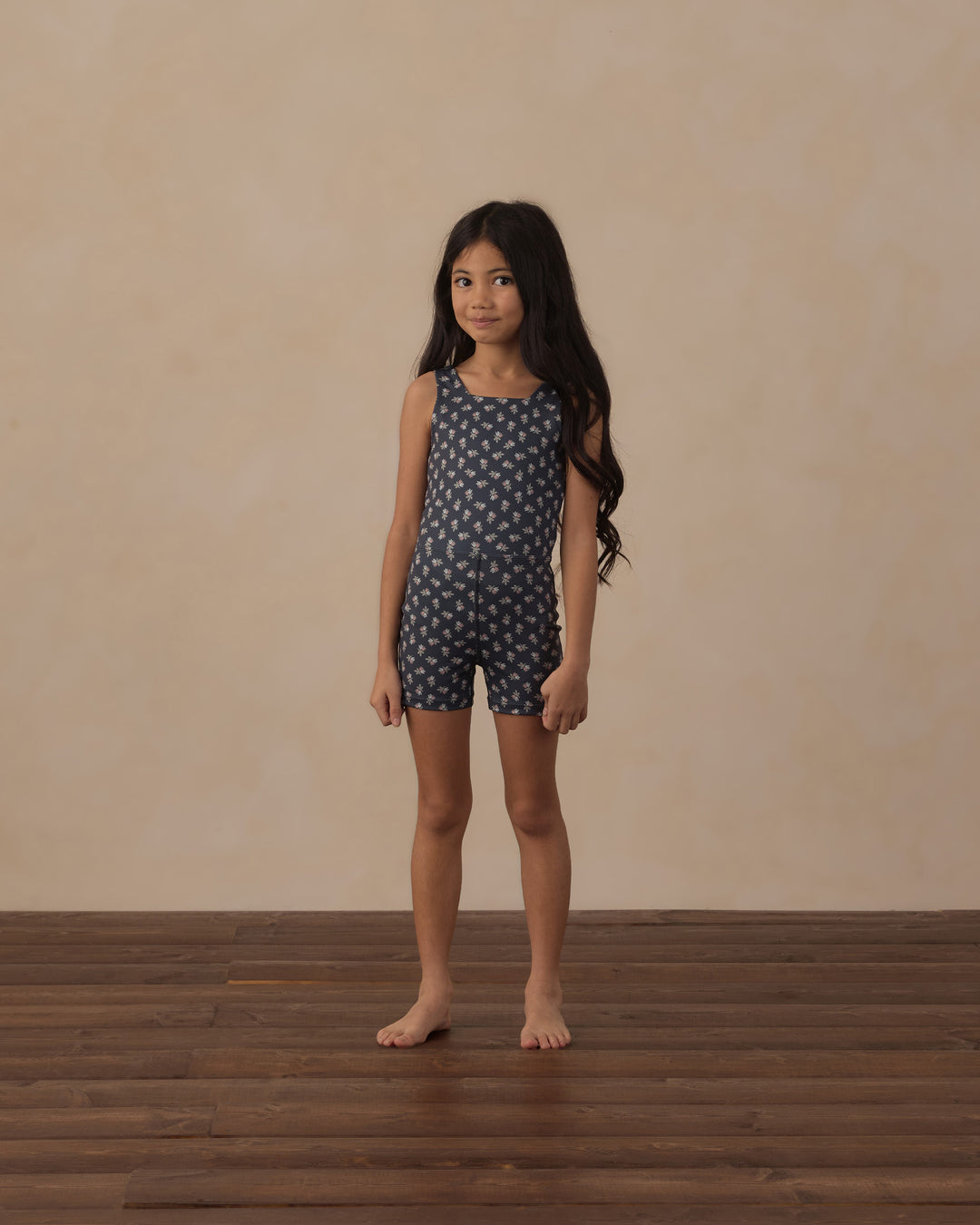 Rylee + Cru Malibu Bodysuit - Blue Blooms