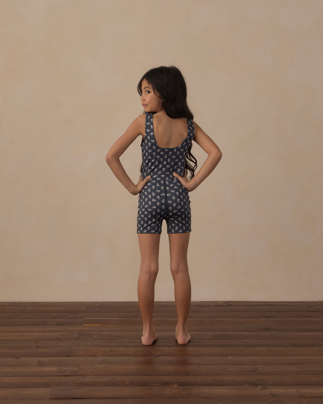 Rylee + Cru Malibu Bodysuit - Blue Blooms