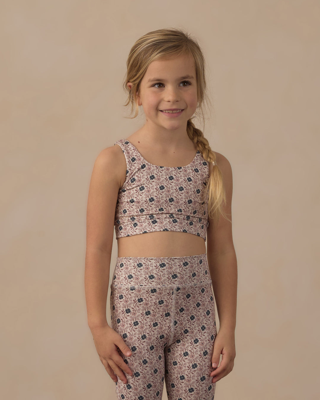 Rylee + Cru Swift Sports Bra - Blue Primrose