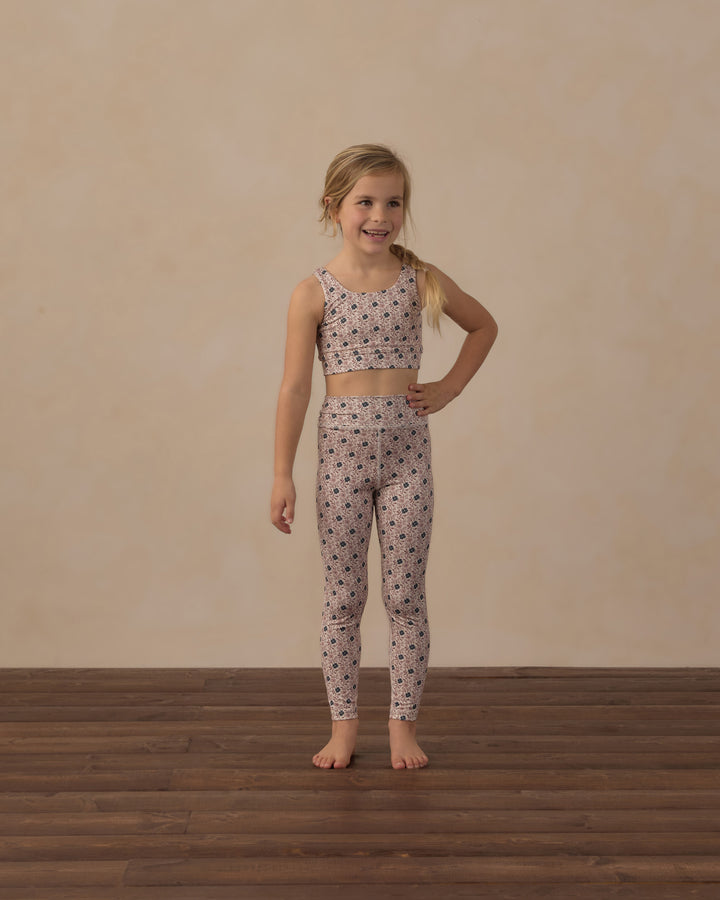 Rylee + Cru Swift Sports Bra - Blue Primrose