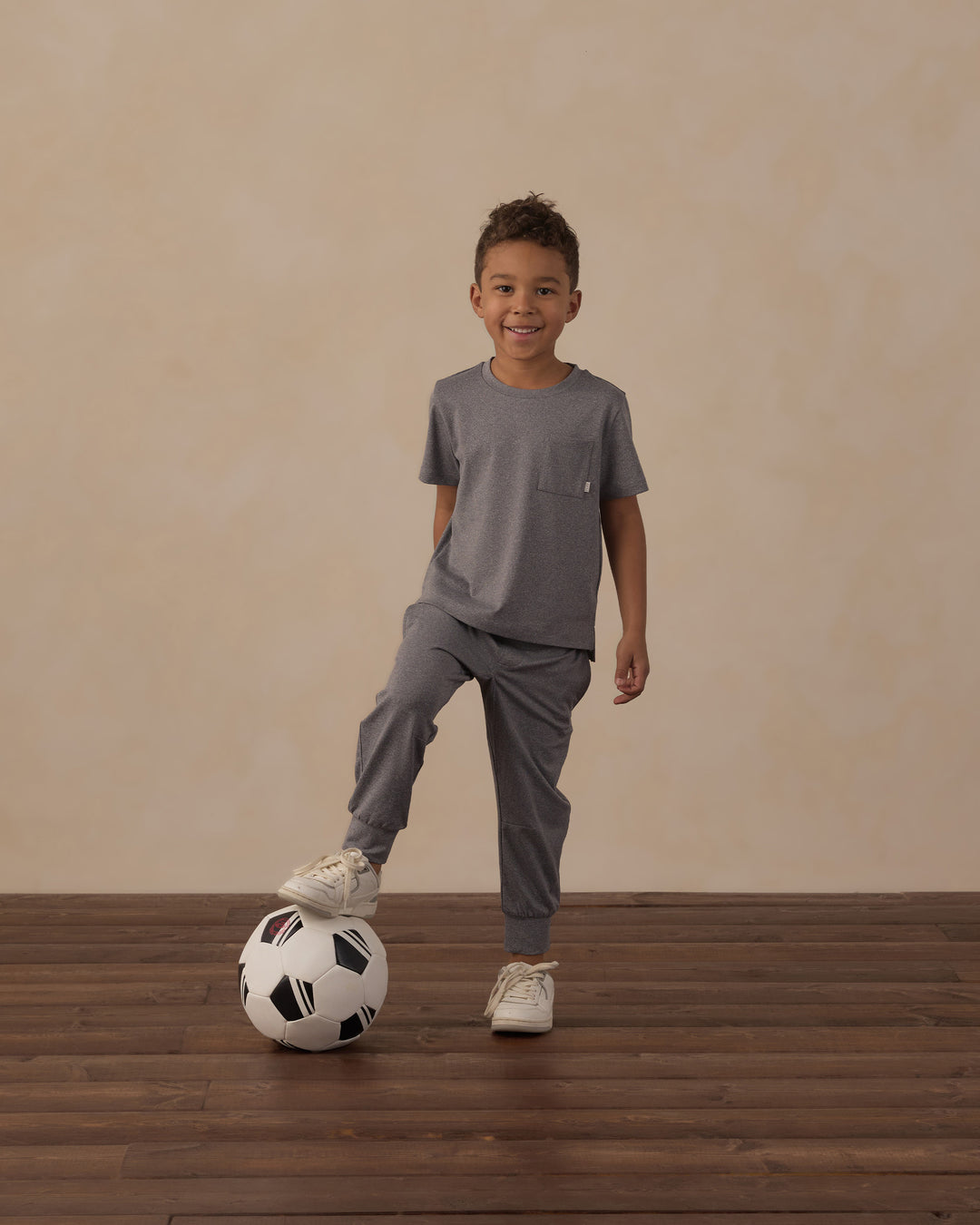 Rylee + Cru Century Tech Jogger - Heathered Midnight