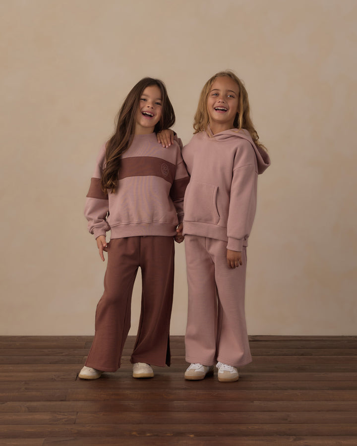 Rylee + Cru Sweatpant - Rosewood