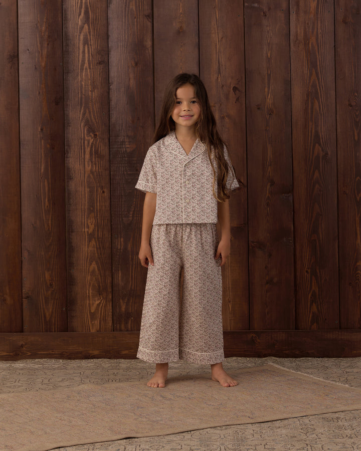 Rylee + Cru Woven Pajama Set - Primrose