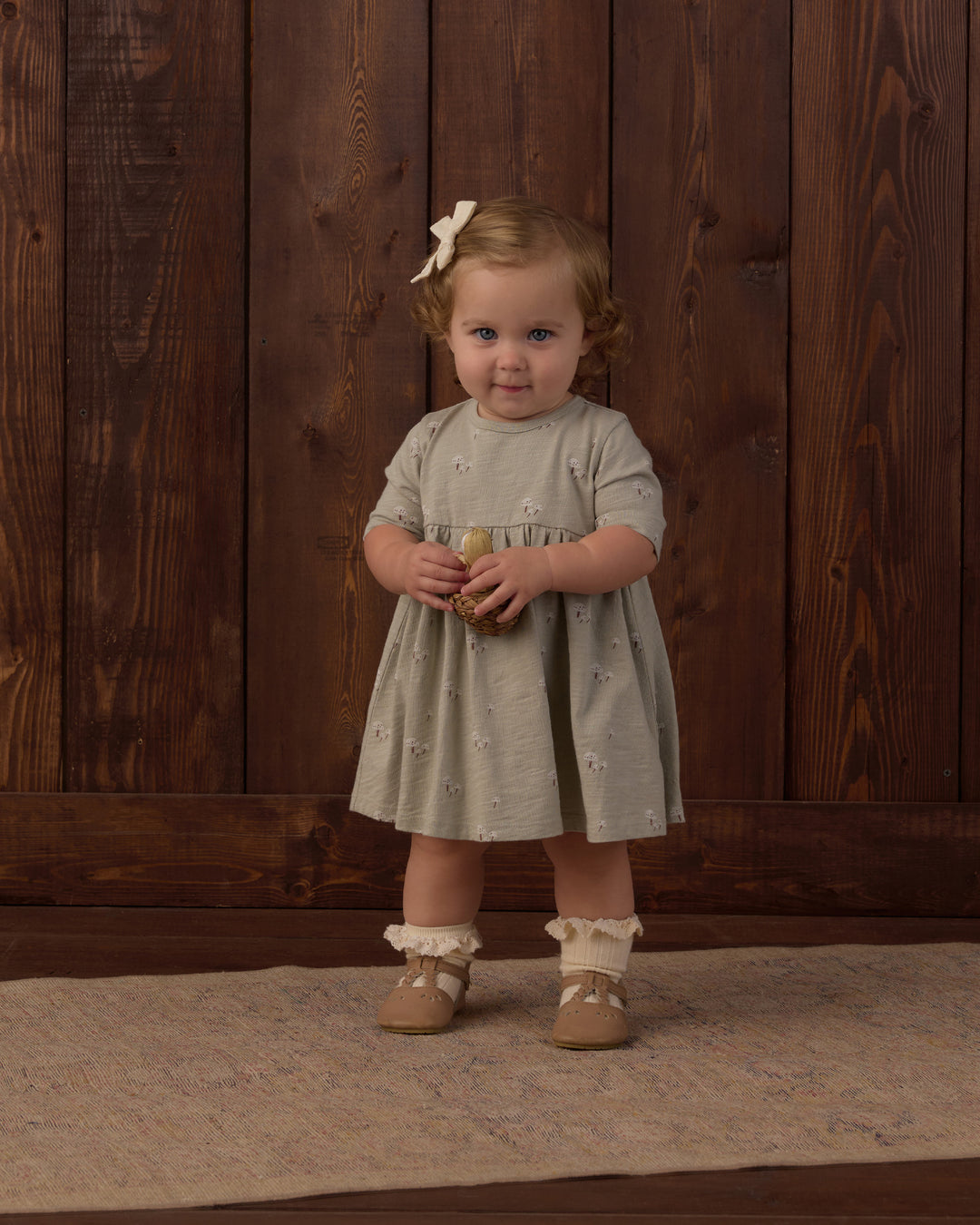 Rylee + Cru Finn Dress - Mushrooms
