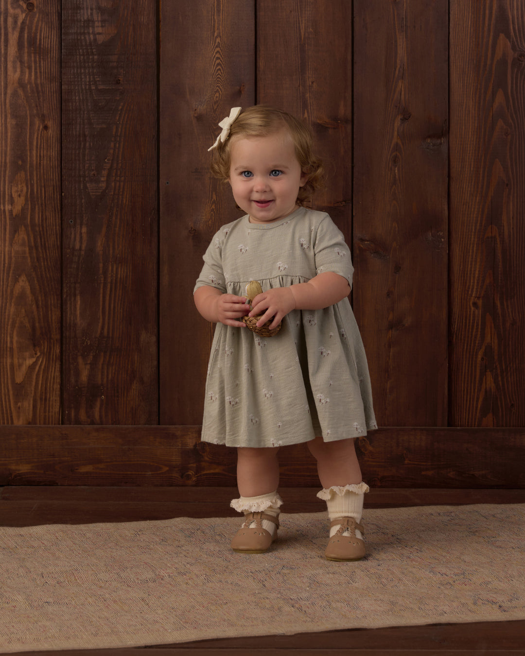 Rylee + Cru Finn Dress - Mushrooms