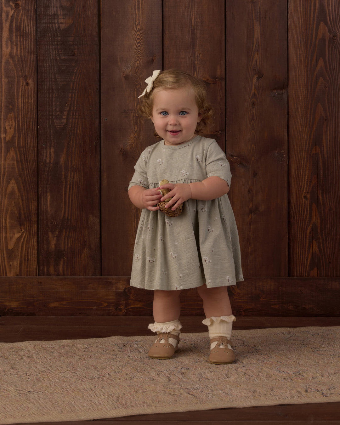 Rylee + Cru Finn Dress - Mushrooms