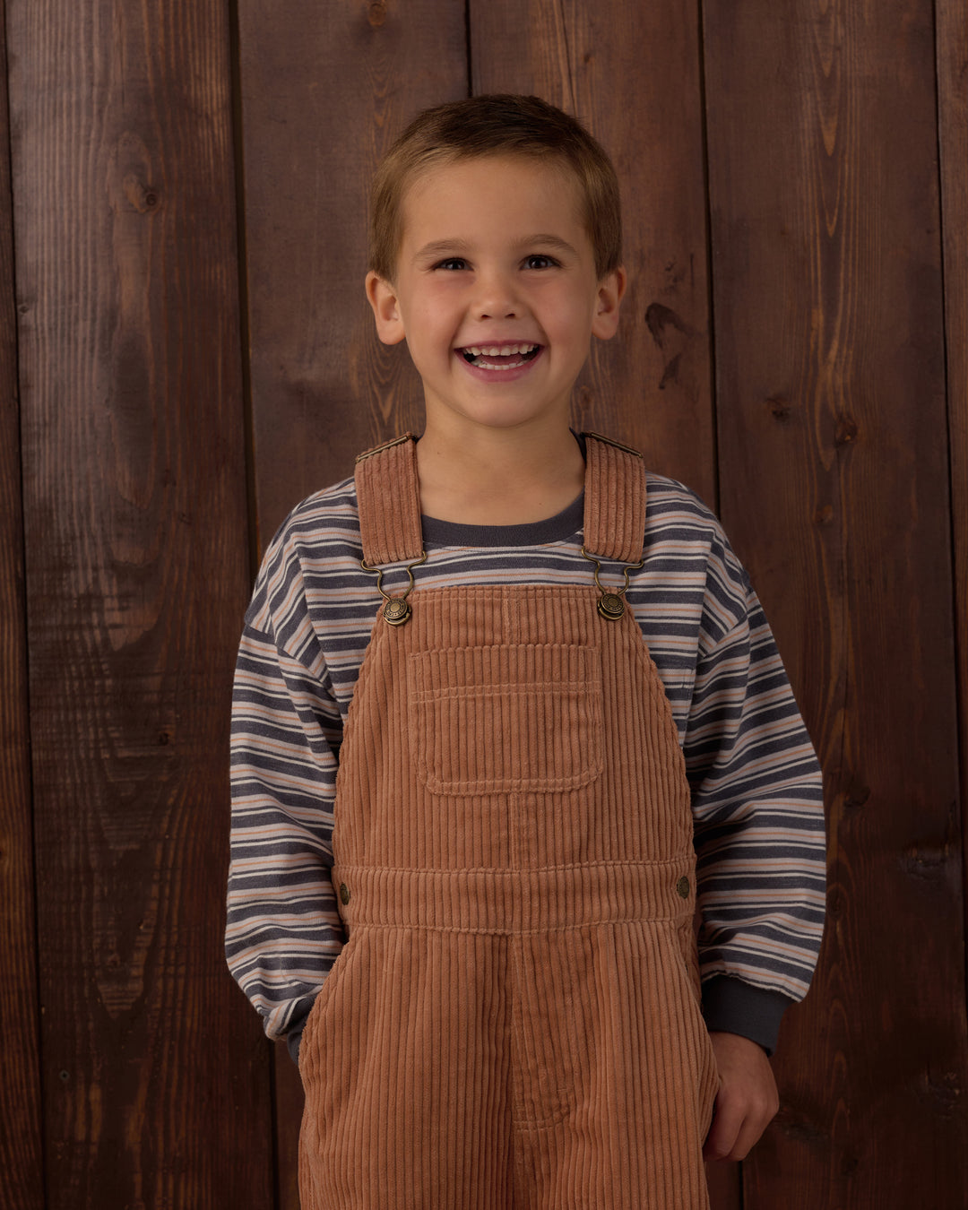 Rylee + Cru Relaxed Long Sleeve Tee - Blue Stripe