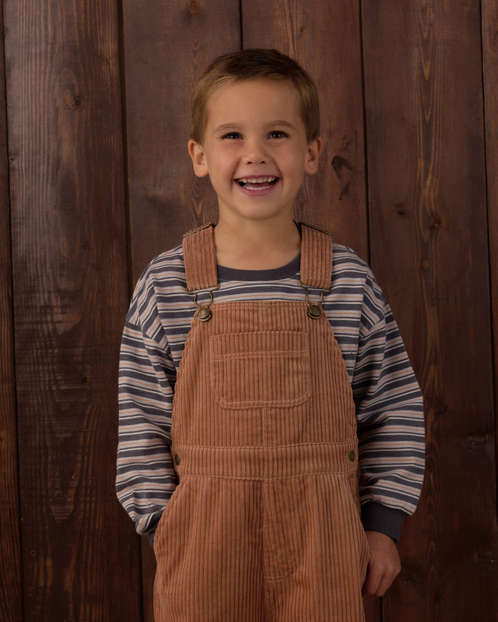 Rylee + Cru Relaxed Long Sleeve Tee - Blue Stripe