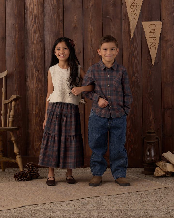 Rylee + Cru Baggy Pant - Indigo