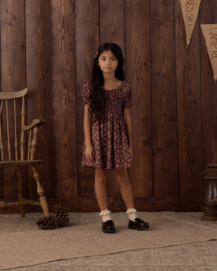 Rylee + Cru Dillon Dress Iris - Mullberry