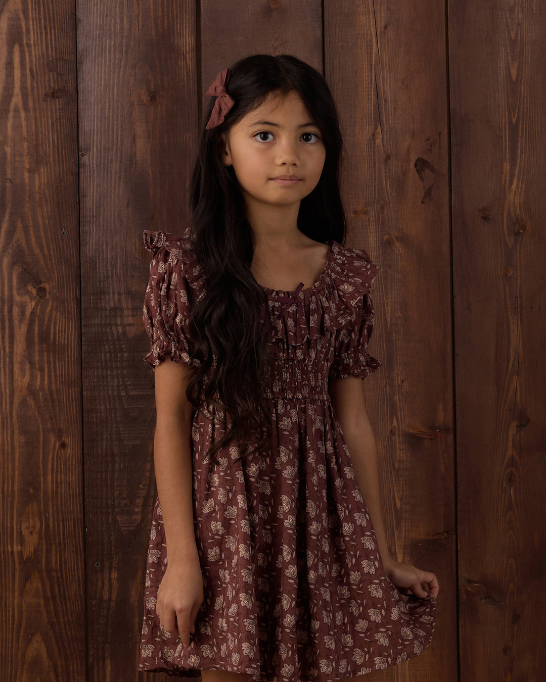 Rylee + Cru Dillon Dress Iris - Mullberry
