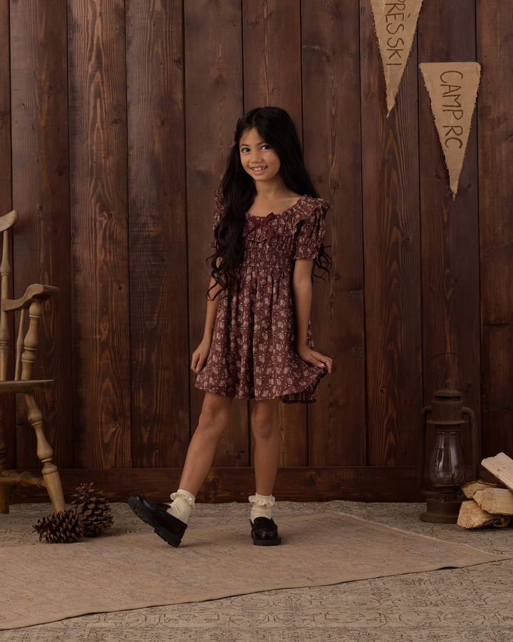 Rylee + Cru Dillon Dress Iris - Mullberry