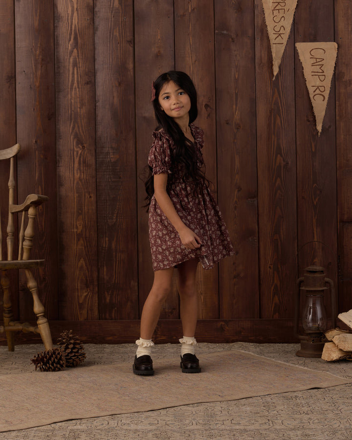 Rylee + Cru Dillon Dress Iris - Mullberry