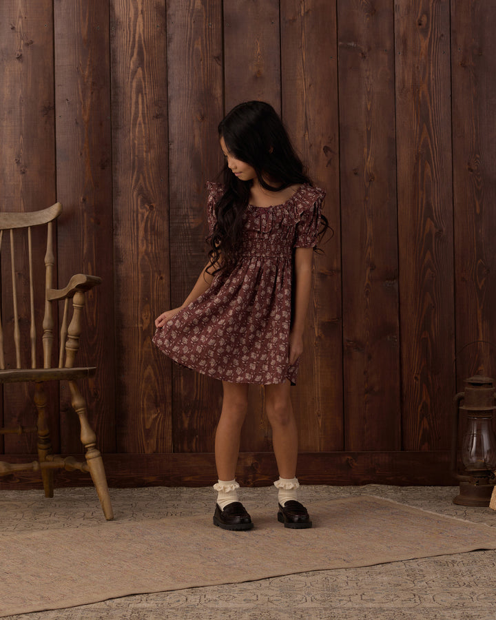 Rylee + Cru Dillon Dress Iris - Mullberry