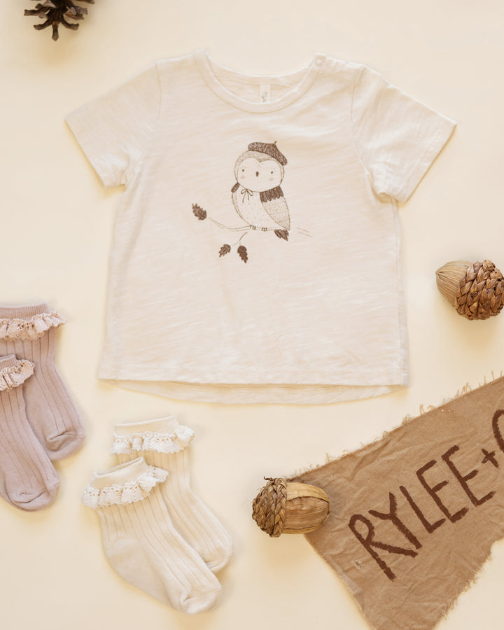 Rylee + Cru Basic Tee - Owl